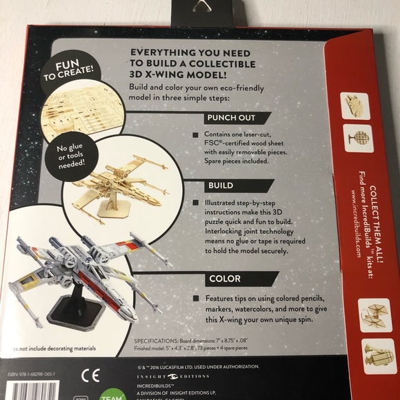 Star Wars X-Wing Book and 3D Model Kit (12+) - Picture 5 of 5